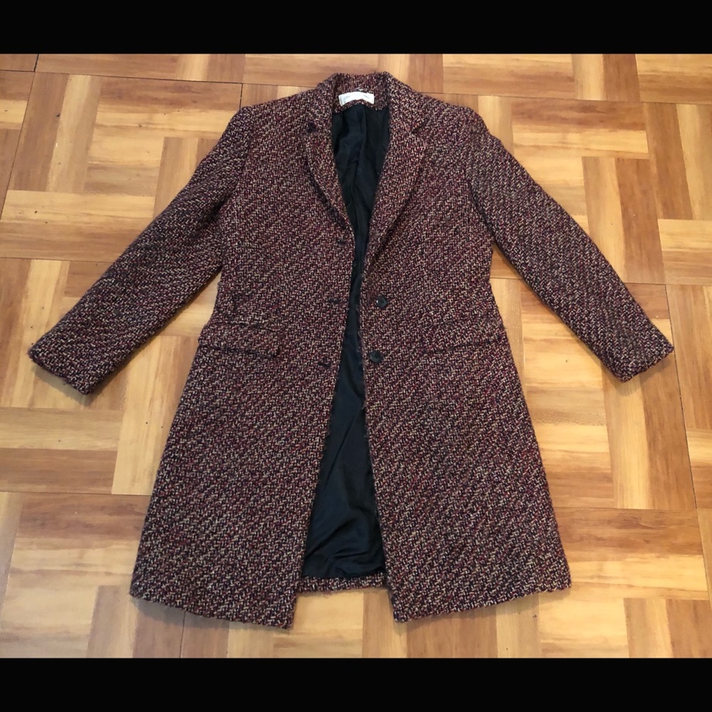 Vintage Wool Jacket with Velvet Collar